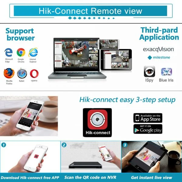 Original Hikvision OEM ColorVu 8MP 4K AcuSense IP Camera - Imagem 7