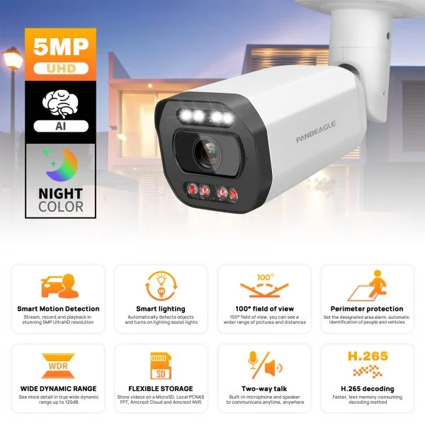 Smart Dual Light Full Color 5MP Bullet Camera - Image 2