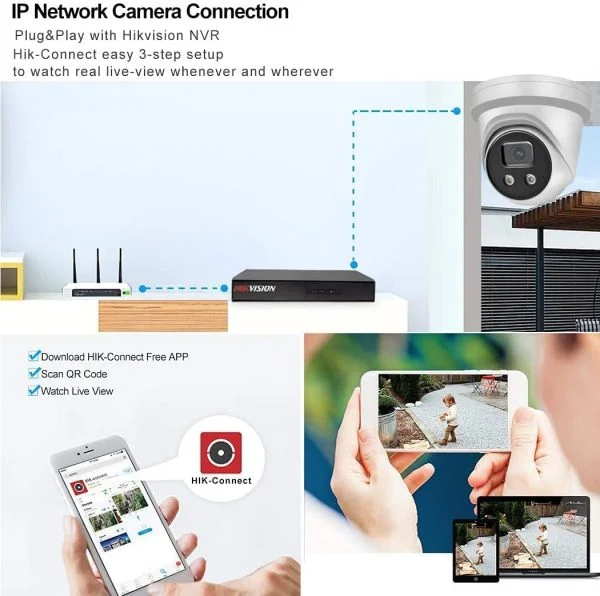 Hikvision 4K AcuSense Darkfighter 8MP PoE Camera – Image 5