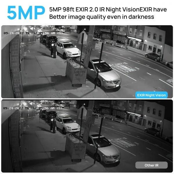 5MP Night Vision POE Camera with Build-in Mic – Image 3
