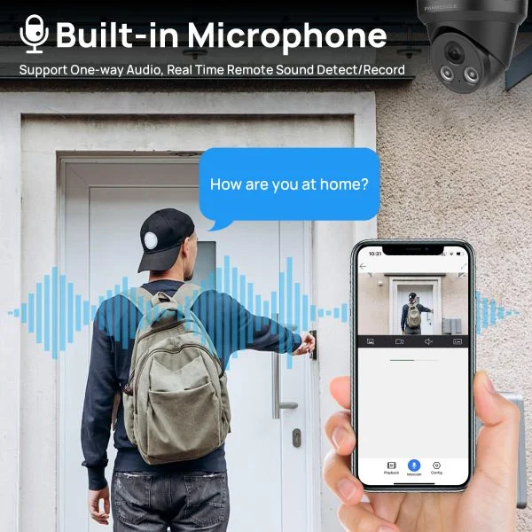 5MP Night Vision POE Camera with Build-in Mic – Image 5