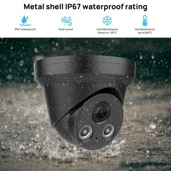 5MP Night Vision POE Camera with Build-in Mic – Image 8