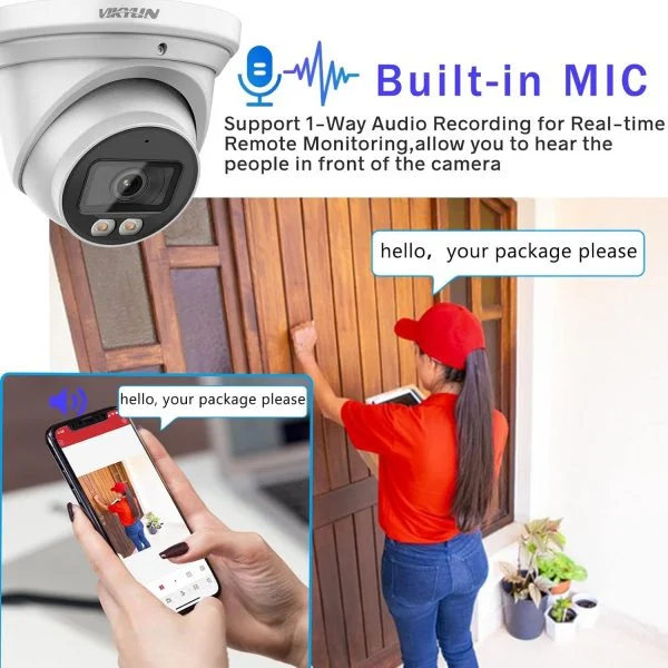 Dual Light 4MP Security Camera with Microphone - Image 6