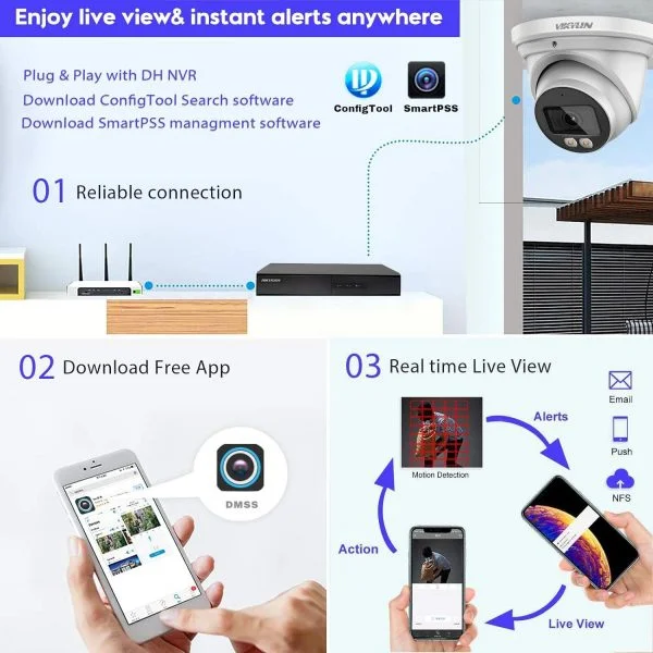 Dual Light 4MP Security Camera with Microphone - Image 8