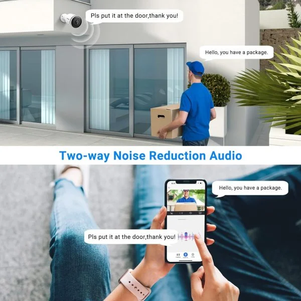 5MP Wide Angle POE Bullet Camera Surveillance - immagine 4