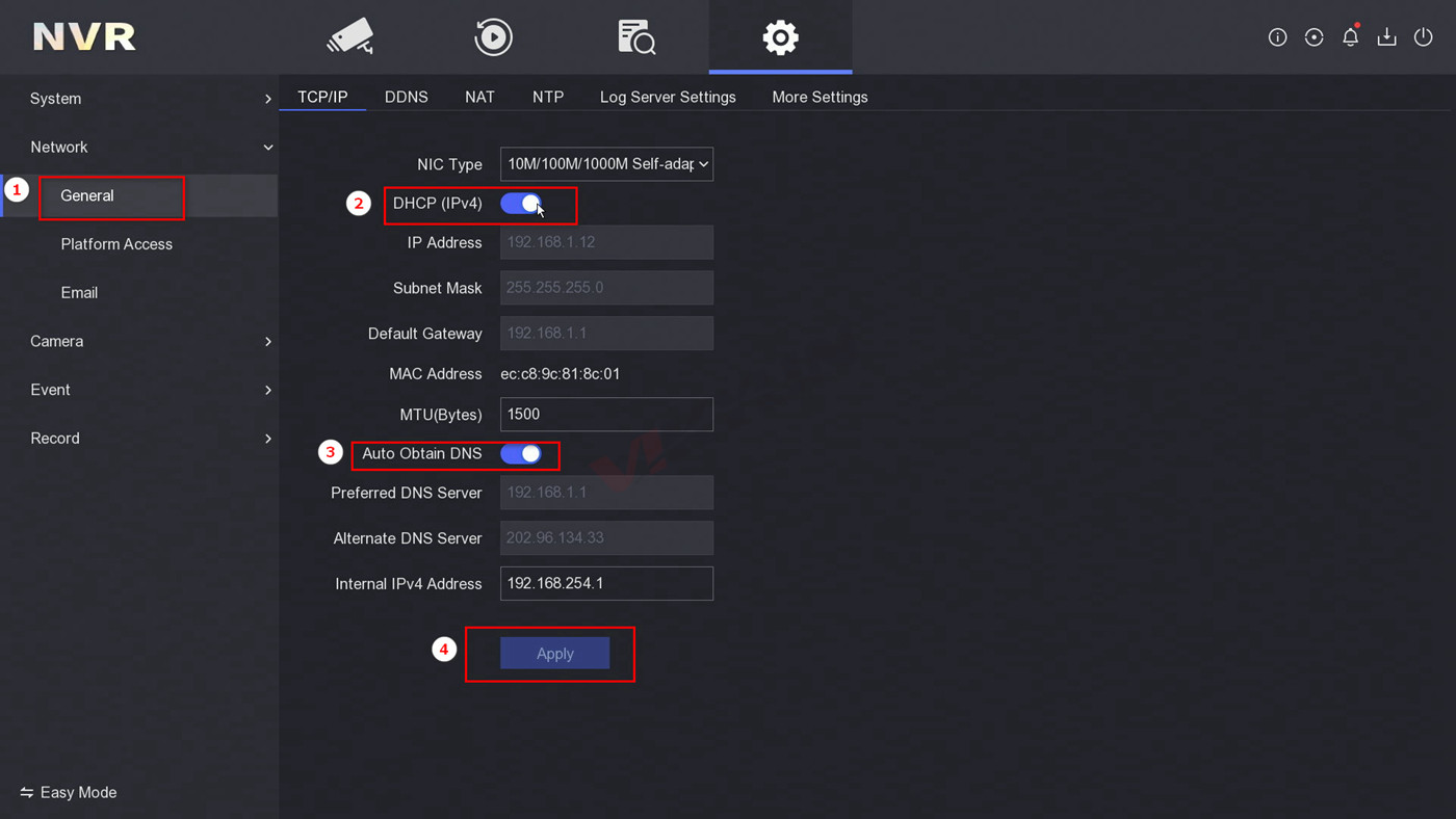 How To Enable DHCP Hikvision | VIKYLIN | Hikvision NVR Setup