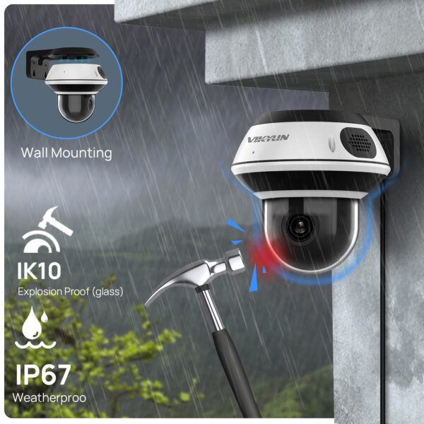 5X Optical Zoom 4K PTZ Dome Camera - Image 4