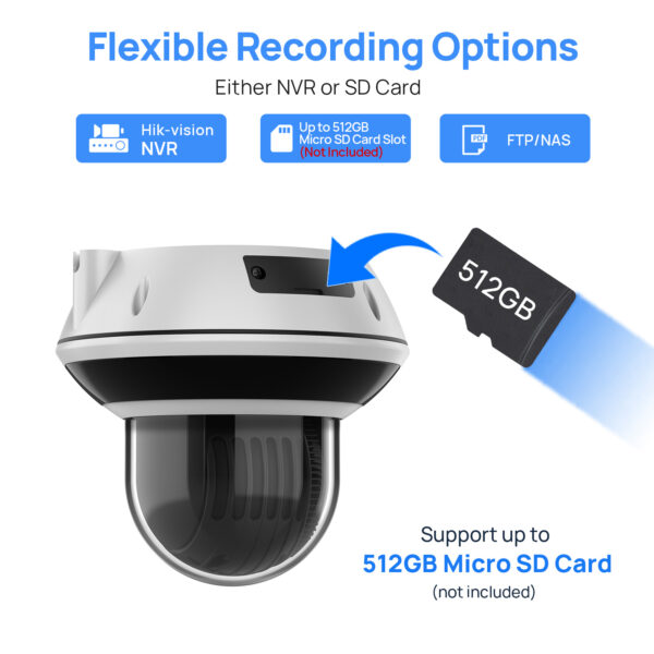 5X Optical Zoom 4K PTZ Dome Camera - Image 7