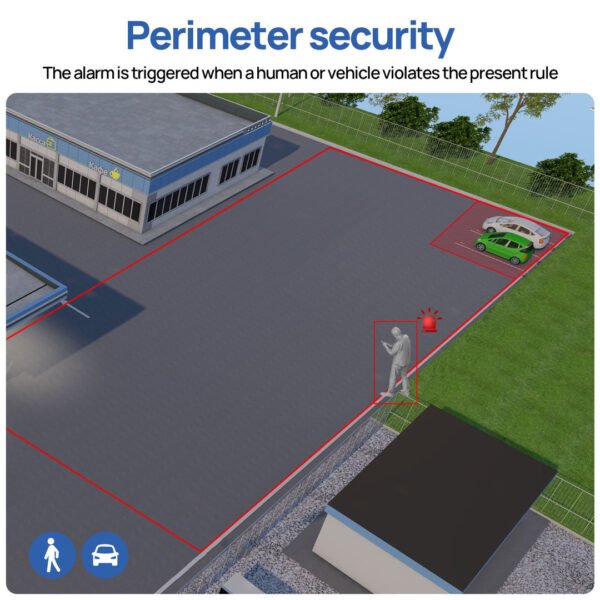 18X Zoom 8MP Auto Tracking Surveillance PTZ - Imagen 6