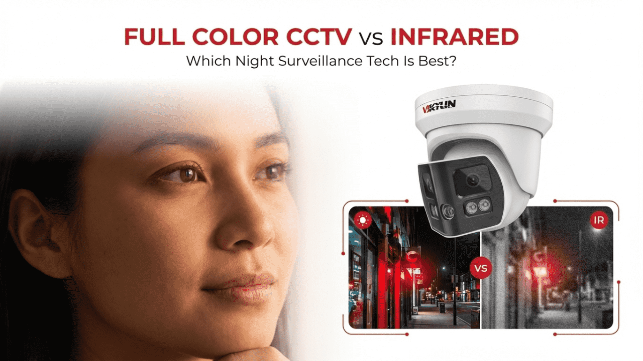 color night vision cctv camera