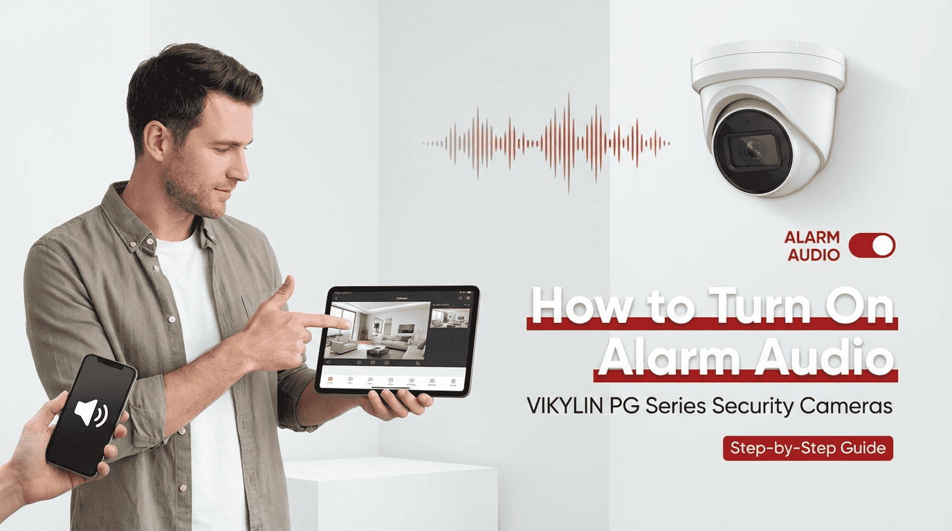 cctv cameras alarm audio