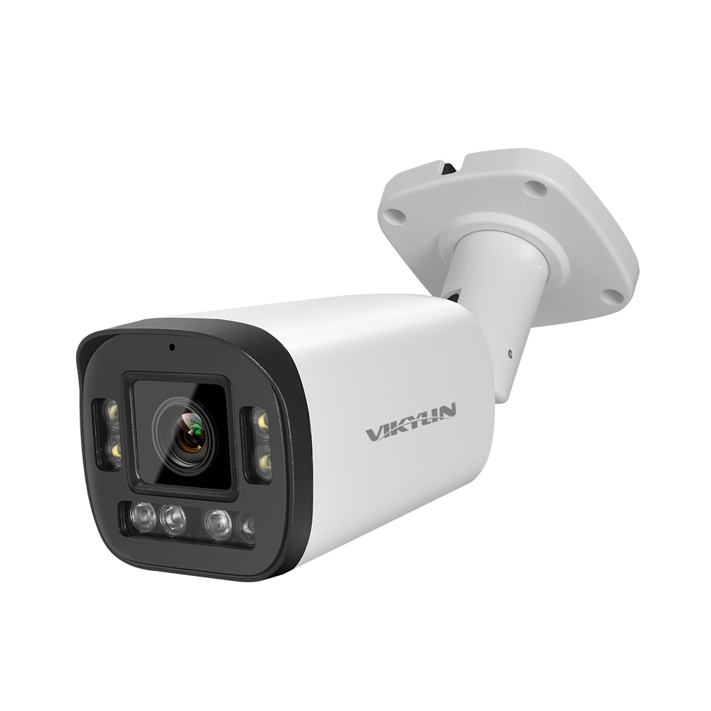 Bullet IP Camera: 8MP, 4K Network Cam with Zoom, Mic & Alarms